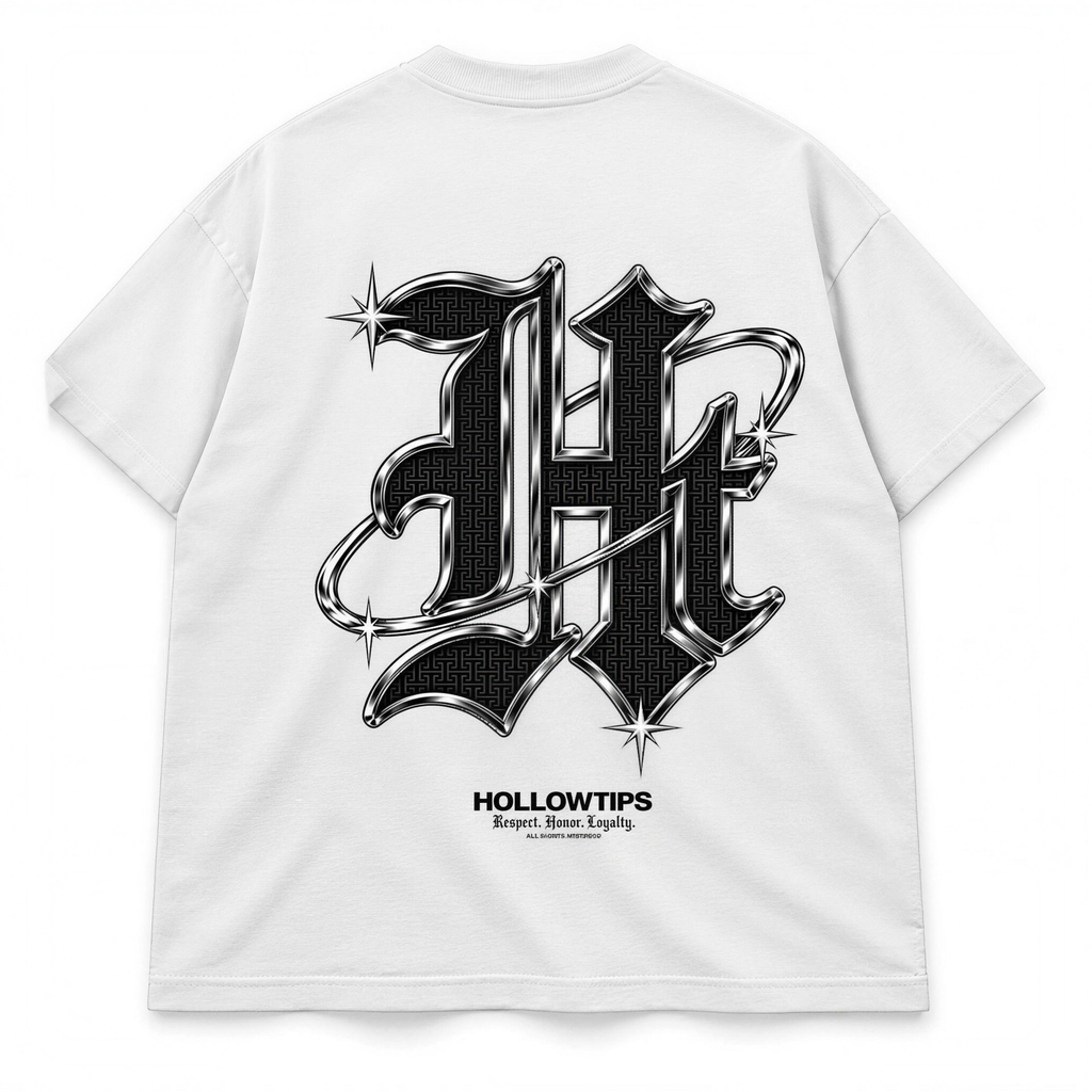 Y2K Monogram Tee White - Back