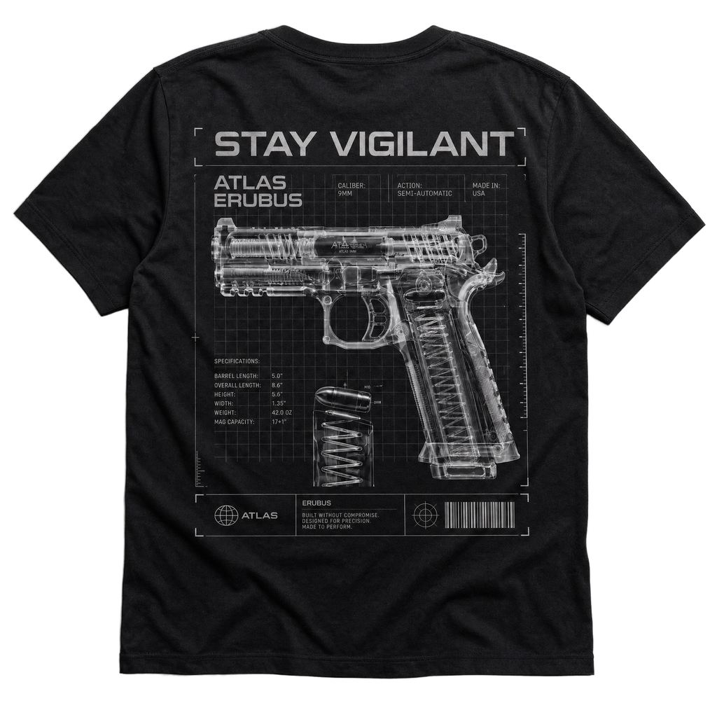 Stay Vigilant Atlas Erubus Black - Back