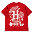 Paisley H Tee Red - Back