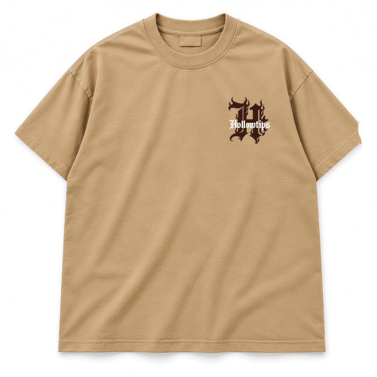 Up In Smoke Tee Tan - Front