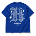 Paisley H Tee Royal Blue - Back