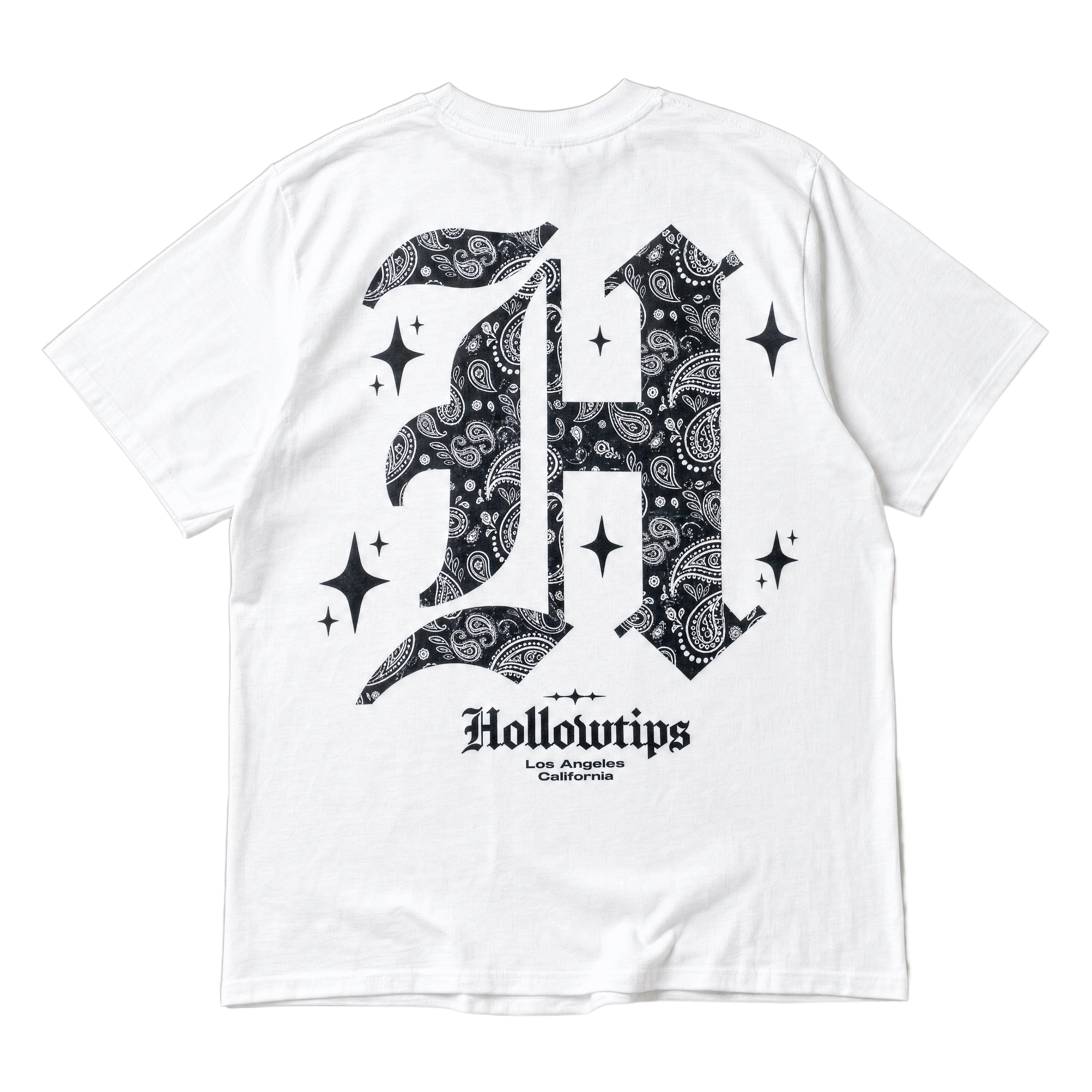 Paisley Black H Tee - Back