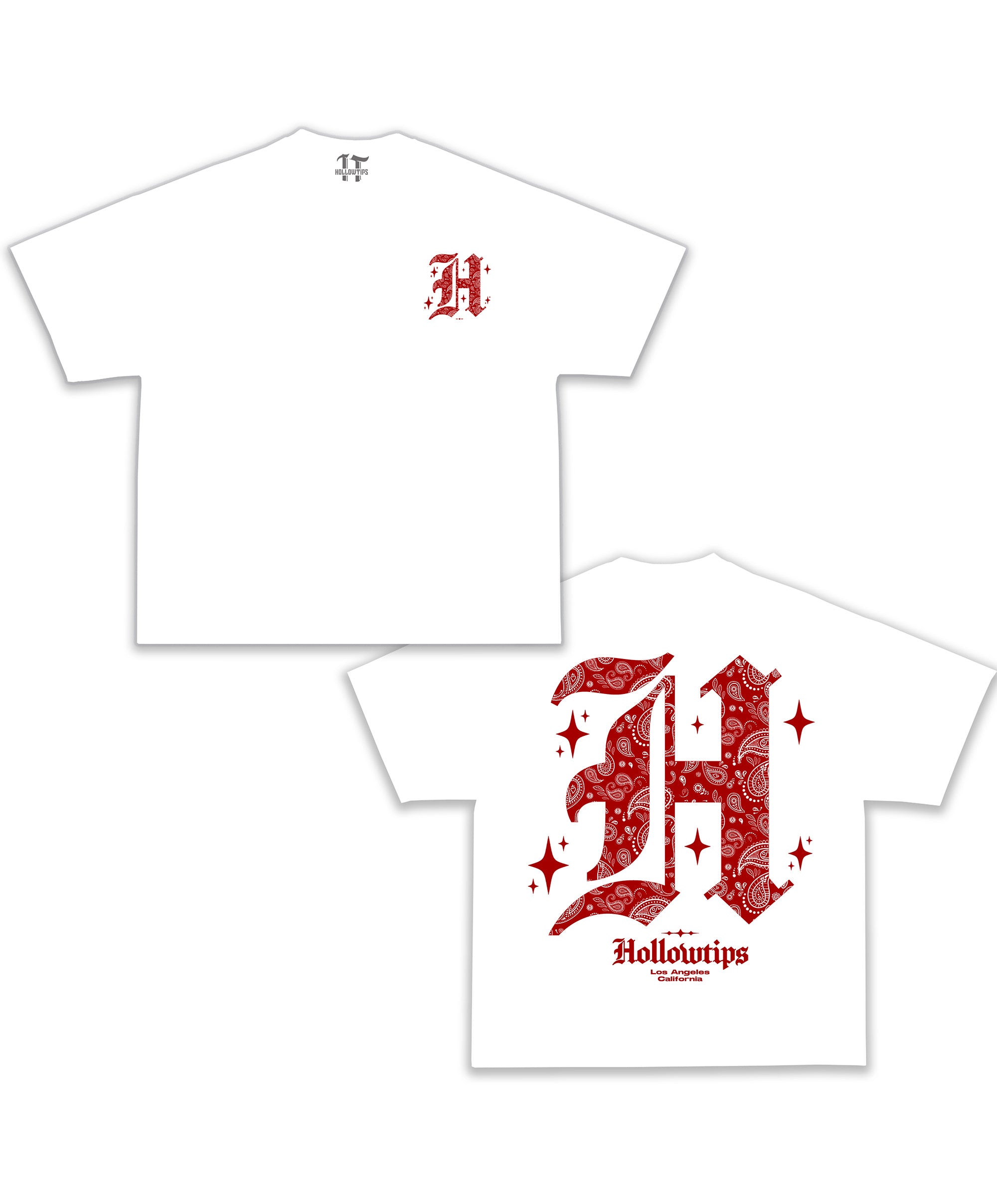 Paisley Red H Tee