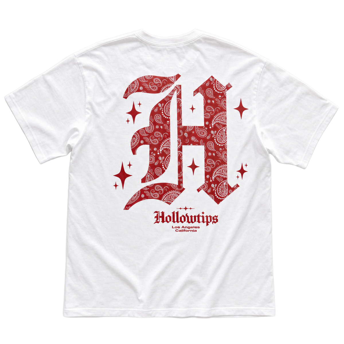 Paisley Red H Tee - Back