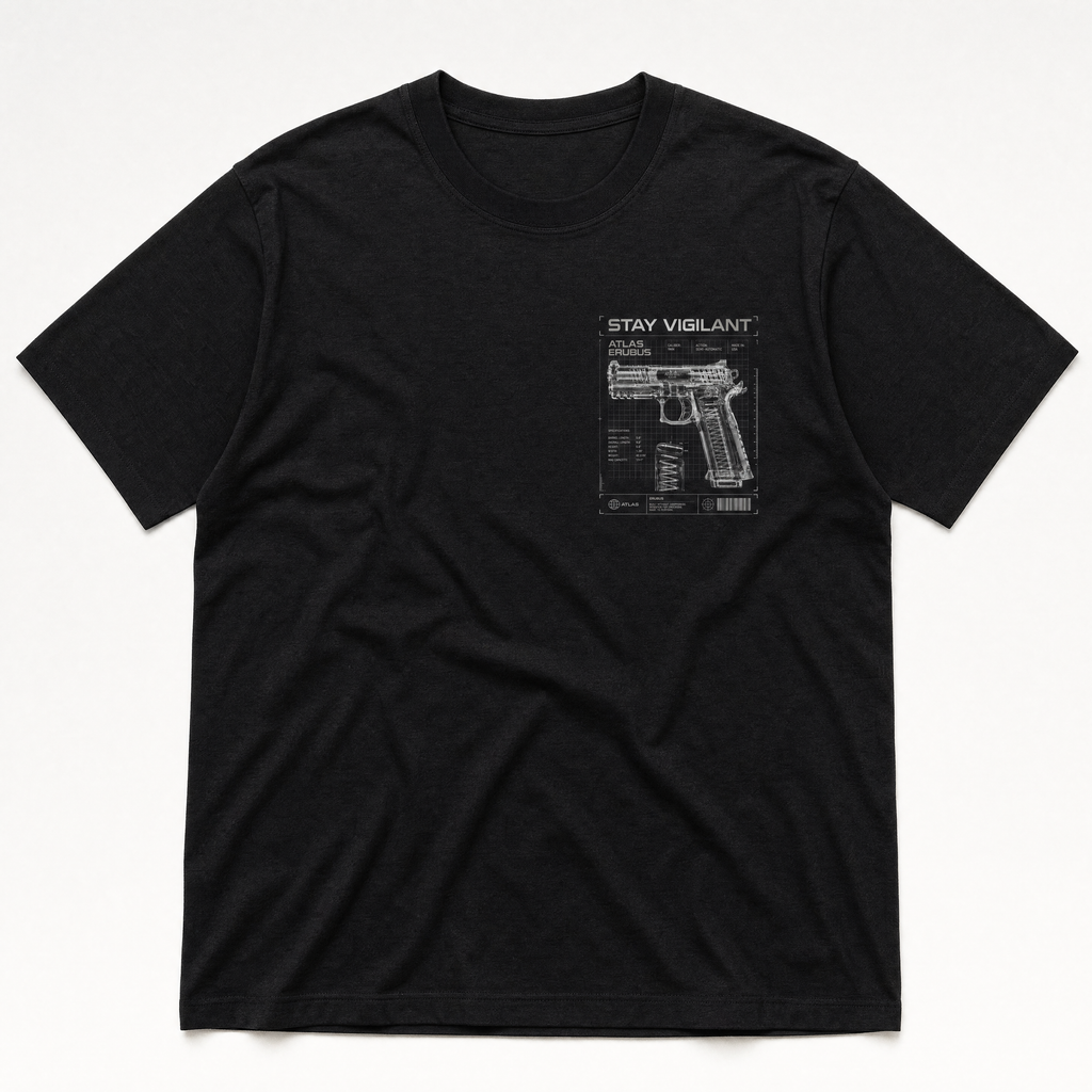 Stay Vigilant Atlas Erubus Black - Front